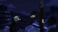 Shigaraki and All for One as seen in the anime (Image Credit: Studio Bones)